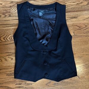 Sandro Black Button-Up Vest